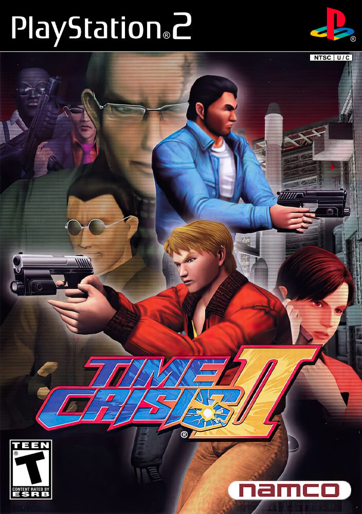 Jeu Time Crisis II PlayStation 2 Complet PAL FR Boîte Et Notice - Très Bon état